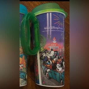 Walt Disney World Green Travel Mug